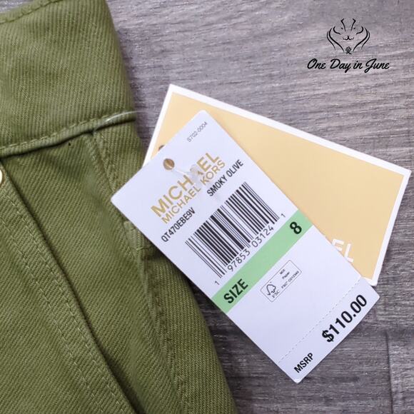 Michael Kors Denim Midi Skirt Size 8 - Picture 2 of 5